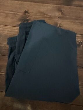 Solid Dark Gray Scrub Pants